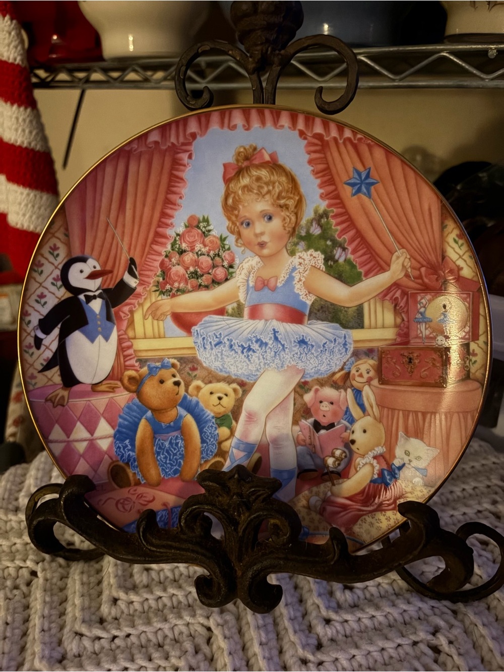 1992 Franklin Mint Porcelain Carol
Lawson "Dance Recital"
Collector Plate